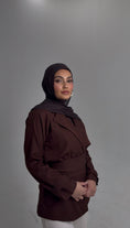 Load image into Gallery viewer, Ganache Brown Velvet Grip Undercap and Hijab Set
